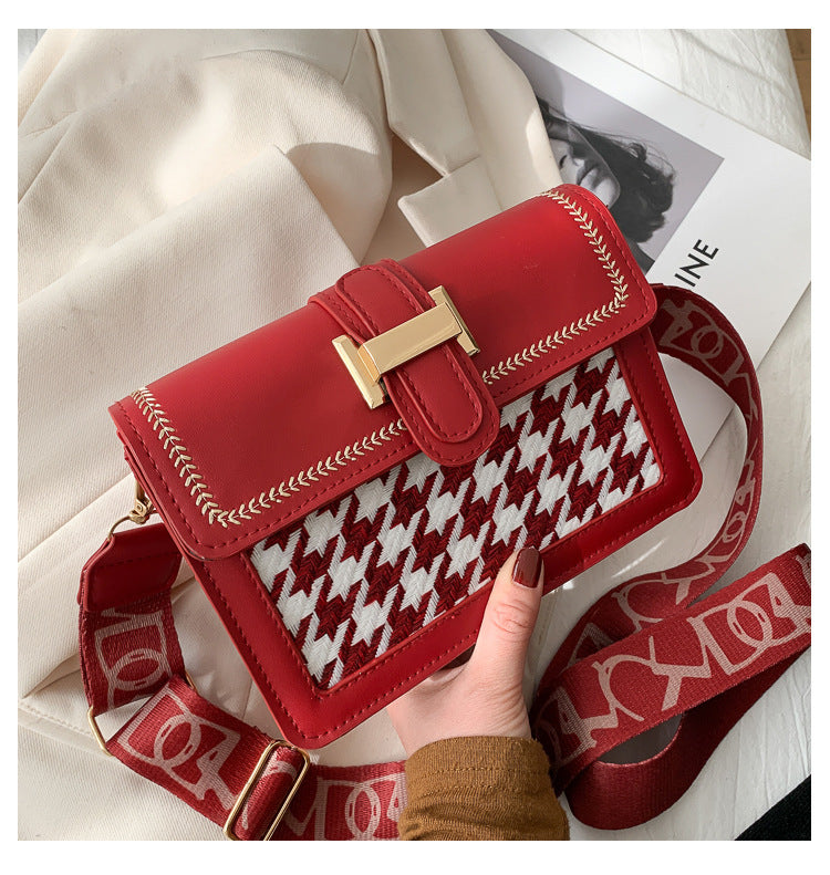 Retro Western Fashion One-shoulder Small Square Bag