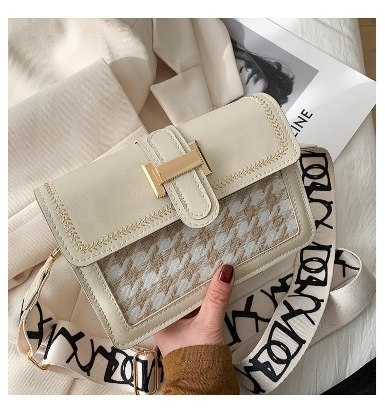 Retro Western Fashion One-shoulder Small Square Bag