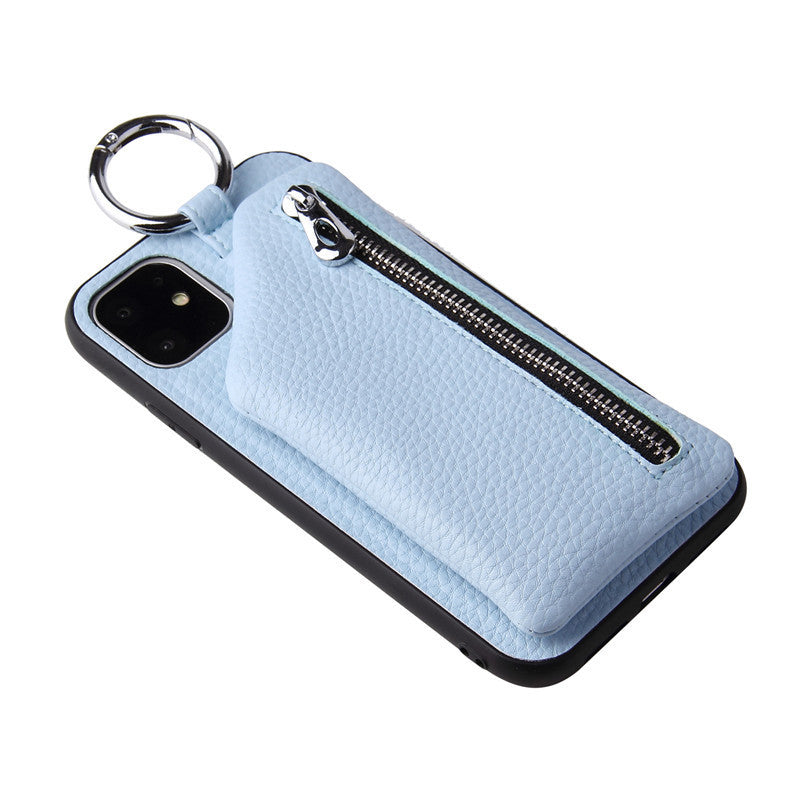 Mobile Case with PU Leather Strap Cord Coin Purse Phone Cases For iPhone XR X XS 12PRO 11 PRO MAX 7 8 PLUS SE Cross body Neck Lanyard Wallet Cover