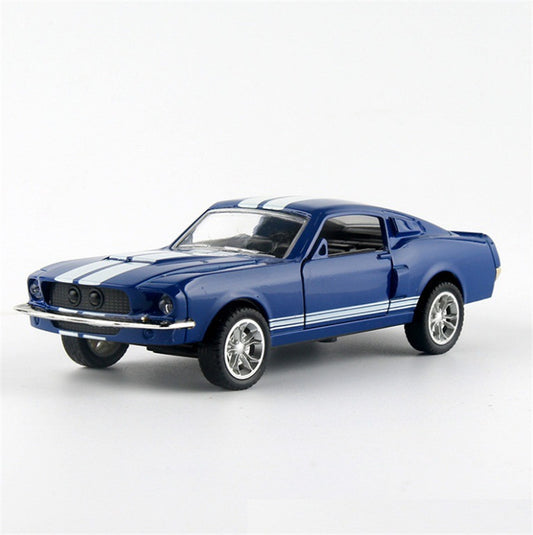 Mustang Door Pull Back Alloy Car Alloy Toy Car Model