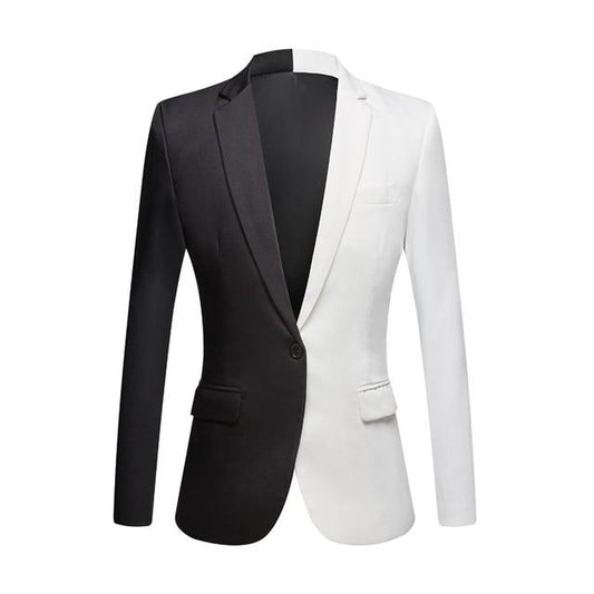 Autumn Men's Casual Solid Suit Korean Sim Fit