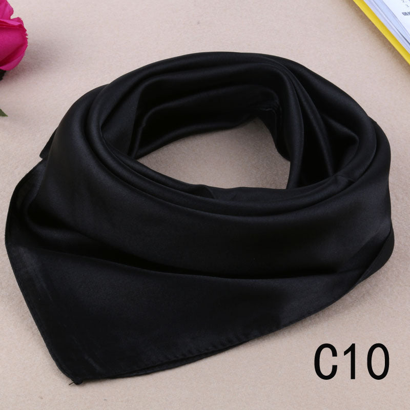 Korean Wild Literary Silk Scarf Decoration Scarf Small Square