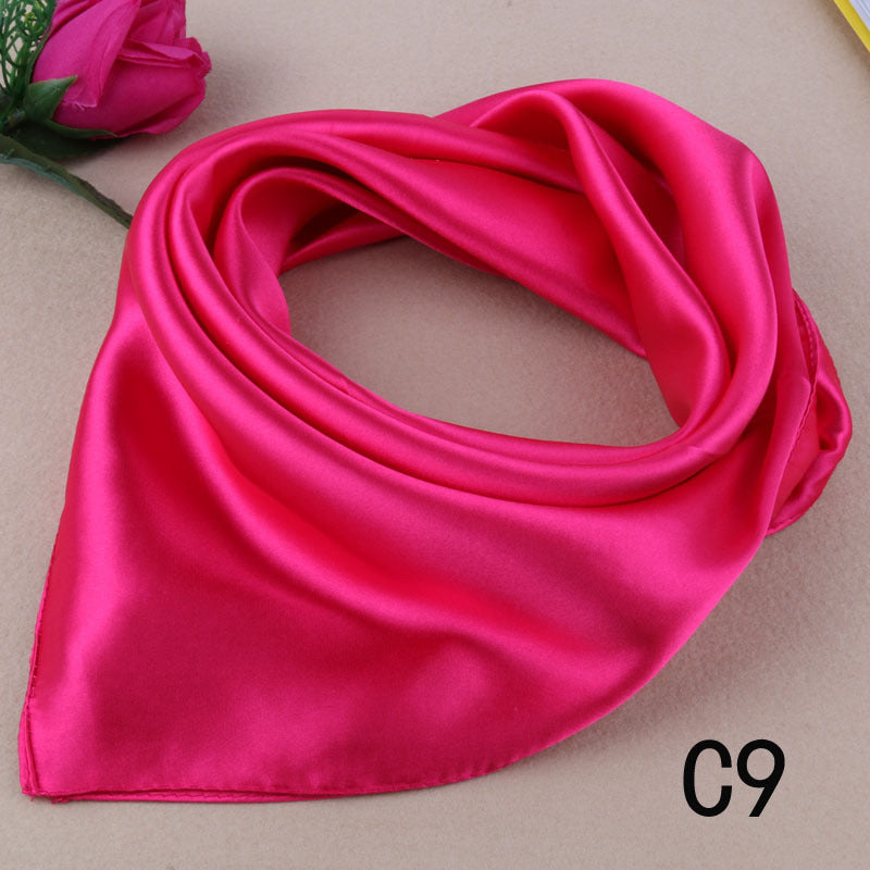 Korean Wild Literary Silk Scarf Decoration Scarf Small Square