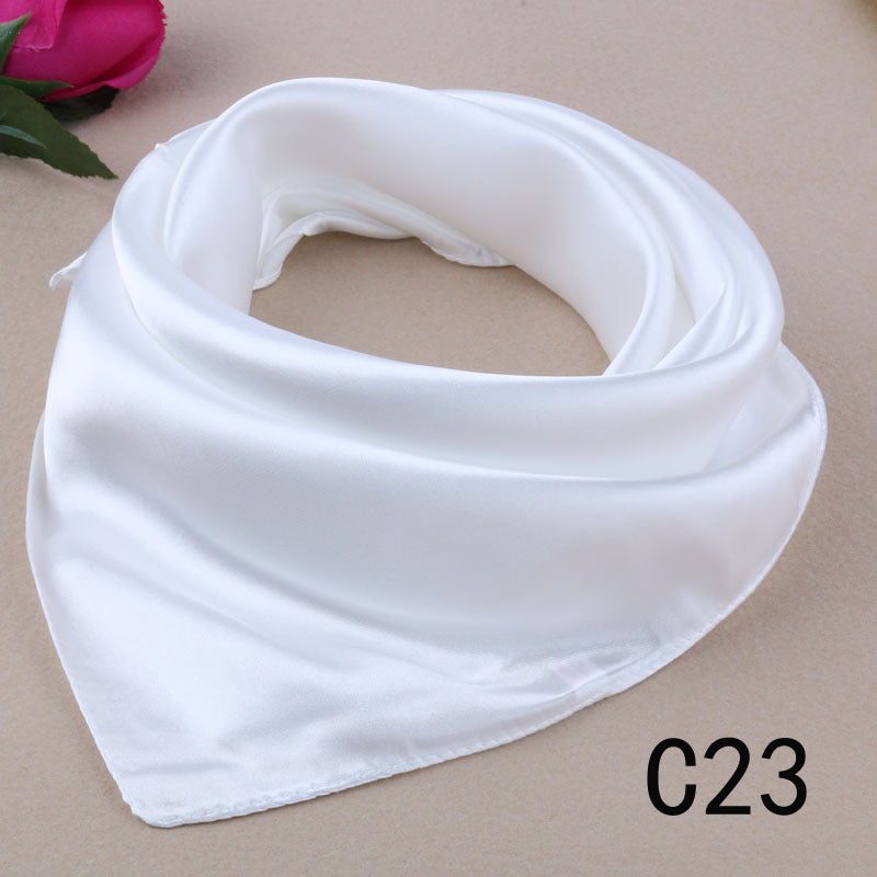 Korean Wild Literary Silk Scarf Decoration Scarf Small Square