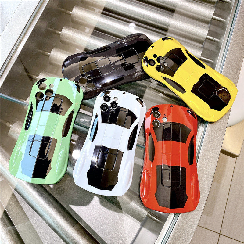 Car shape Mobile Case Sports Car Anti-Fall Mobile Phone Case For Protective Cover Silicone Soft Shell