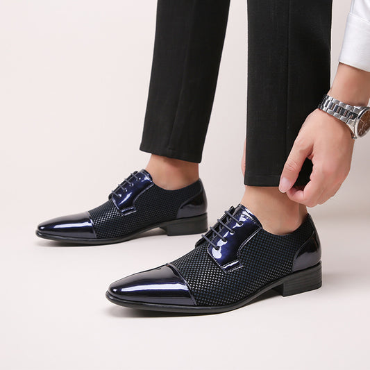 Business Formal Wear Winter Leather Shoes Men's Wedding Shoes