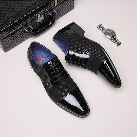 Business Formal Wear Winter Leather Shoes Men's Wedding Shoes