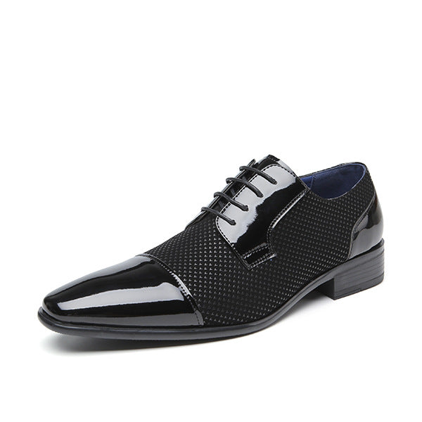 Business Formal Wear Winter Leather Shoes Men's Wedding Shoes