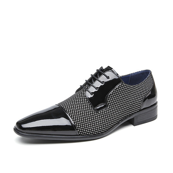 Business Formal Wear Winter Leather Shoes Men's Wedding Shoes