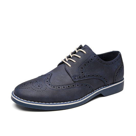 Leather Shoes Men Korean Casual British Formal Wear Men'S Shoes Groom Youth Business Shoes
