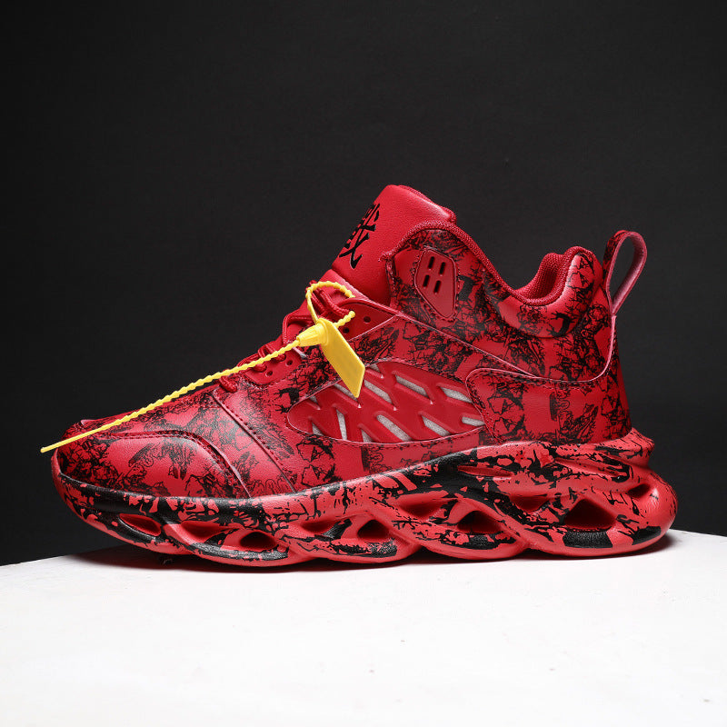 Cross-Border Foreign Trade Winter Men'S Shoes Sports Leisure Old Shoes High-Top Basketball Shoes Student Running Shoes Travel Shoes Large Size