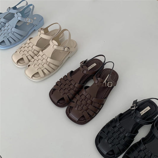 2022 Spring And Summer New Mary Jane Thick Heel Women'S Shoes Summer