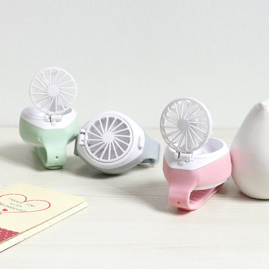 Handheld Creative Air Conditioning Fan Mini Fan Watch