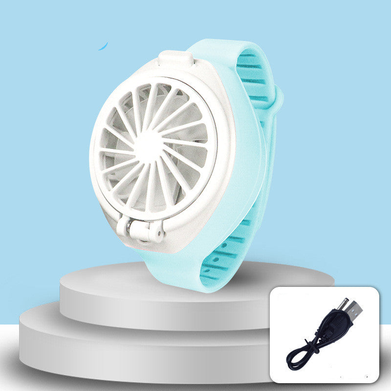 Handheld Creative Air Conditioning Fan Mini Fan Watch