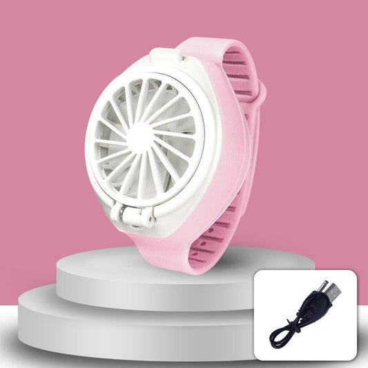 Handheld Creative Air Conditioning Fan Mini Fan Watch