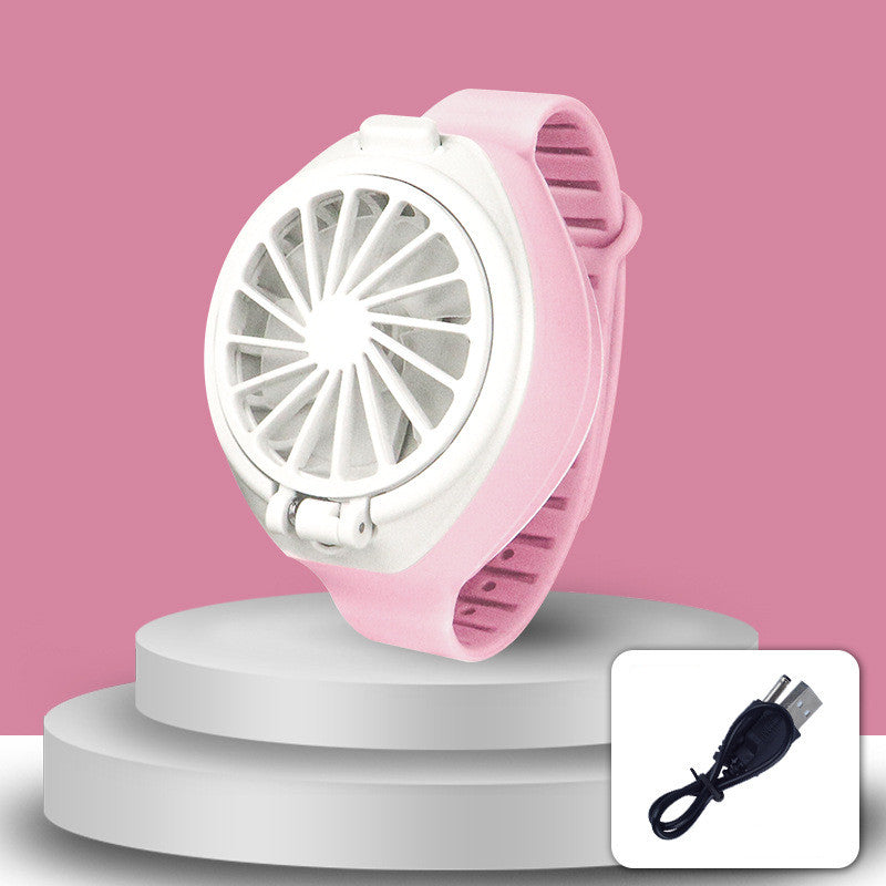 Handheld Creative Air Conditioning Fan Mini Fan Watch
