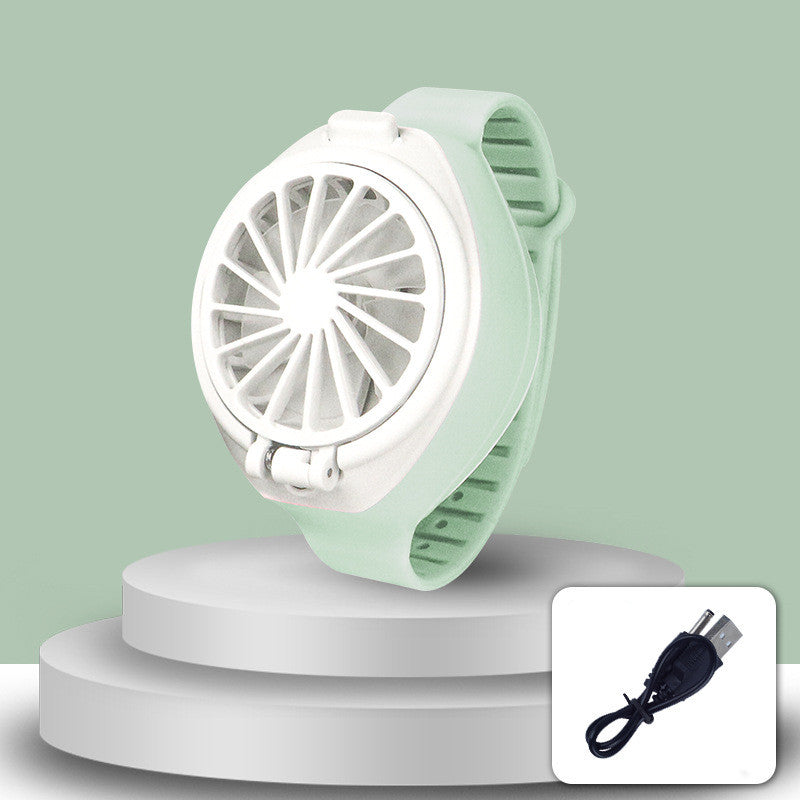 Handheld Creative Air Conditioning Fan Mini Fan Watch