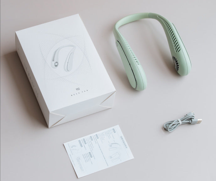 Portable Mini Electric Fan USB Charging Leafless Fan