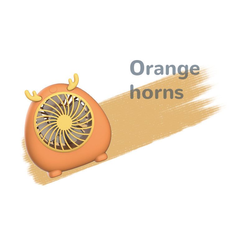 Rechargeable Desk Portable Keychain Mini Night Light Fan