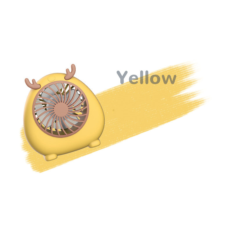 Rechargeable Desk Portable Keychain Mini Night Light Fan