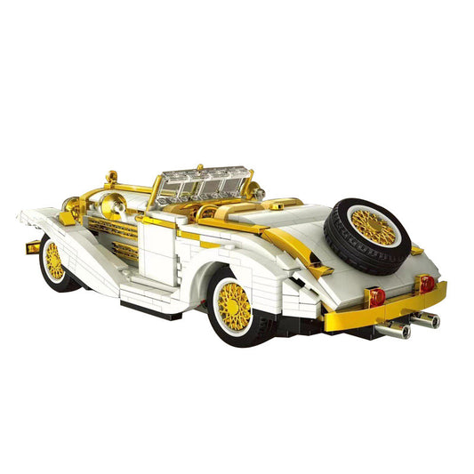 Nostalgic Classic Blocks Antique Car Car Toy Model