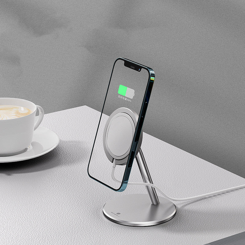 Wireless charging support desktop vertical support