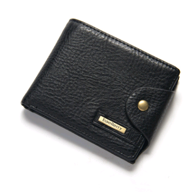 European and American casual men's wallet multi-function short wallet