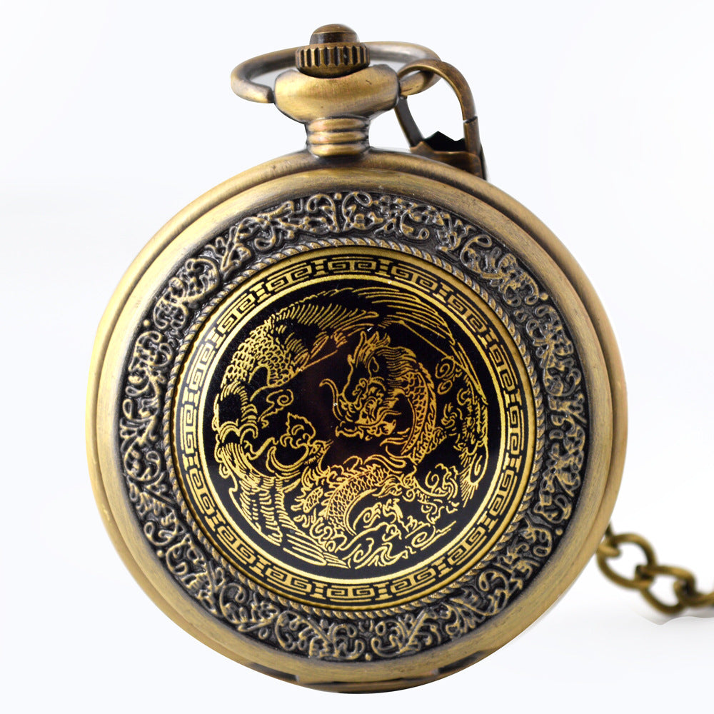 Unisex Semi-Automatic Mechanical Pocket Watch