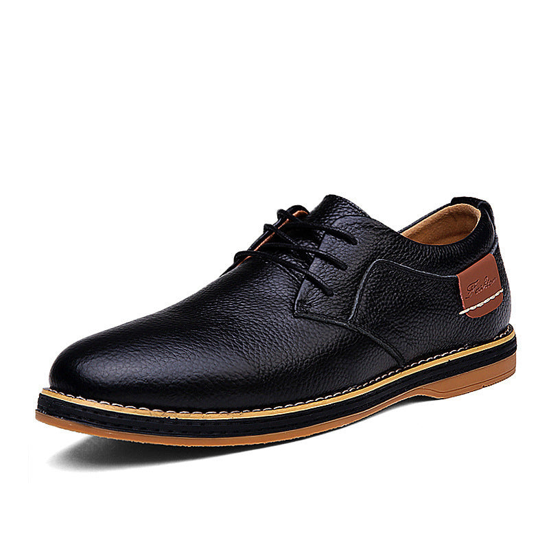 Rippled Leather Leu Oxfords shoes for men