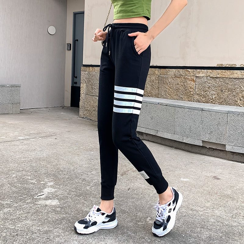 Slim casual harem pants for women