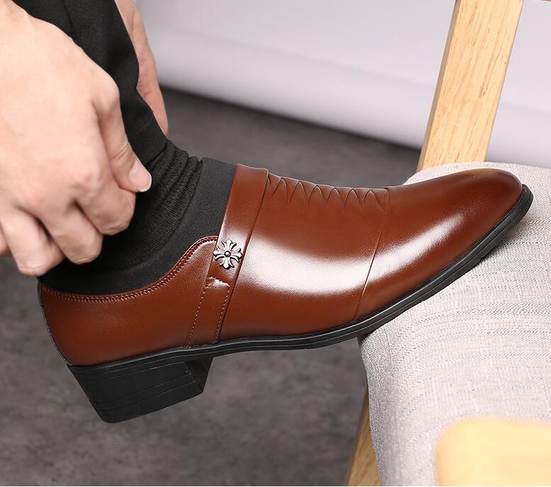 Fashion formal business men's leather shoes