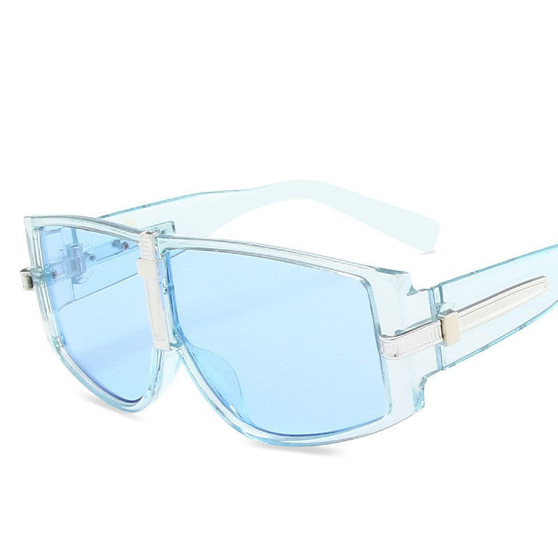 Large Square Frame Sunglasses Personality Sports Style
