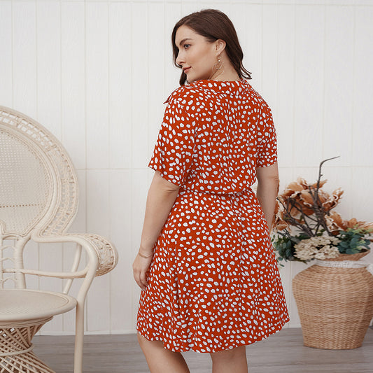 New print relaxed dress