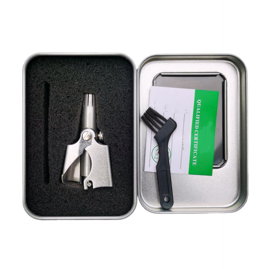 Stainless Steel Body Washing Mechanical Manual Nose Hair Trimmer