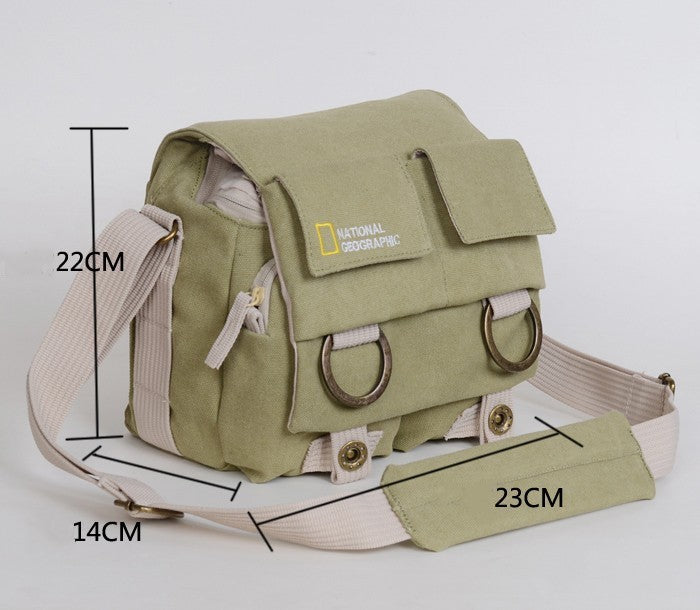 Men's and women's one-shoulder diagonal digital camera bag