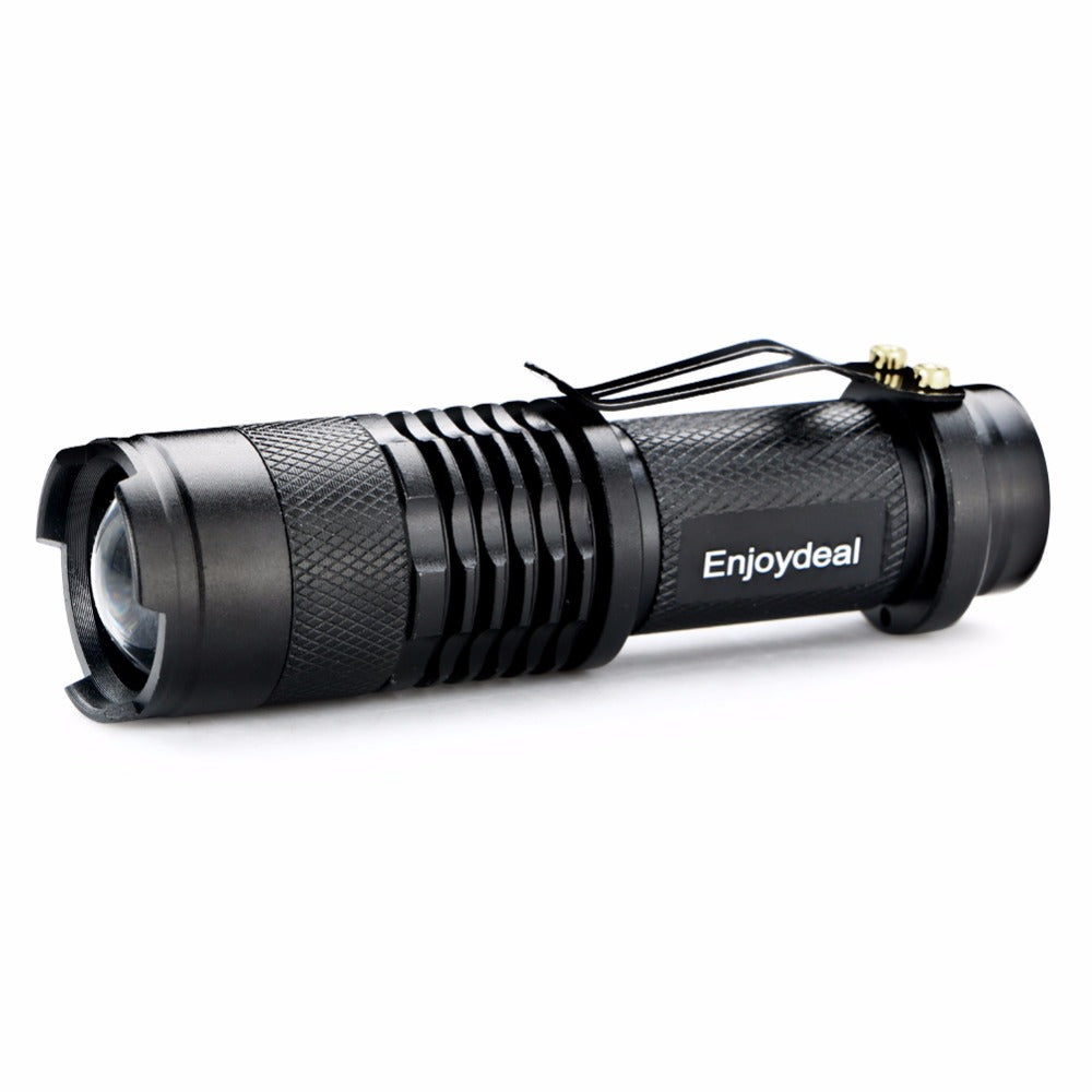 5 Colors Mini LED Flashlight CREE Q5 2000lm Waterproof LED Laterna 1 Modes Zoomable PortableTorch penlight AA 14500