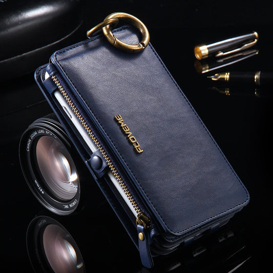Luxury PU Leather Case For 8 Plus X XR XS Max 11 Flip Stand Wallet Cases For 8 7 Plus 6s SE Pouch Capinhas