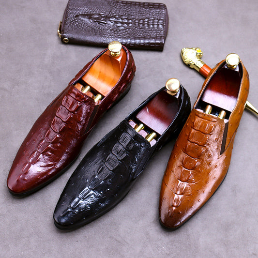 British business dress shoes for men