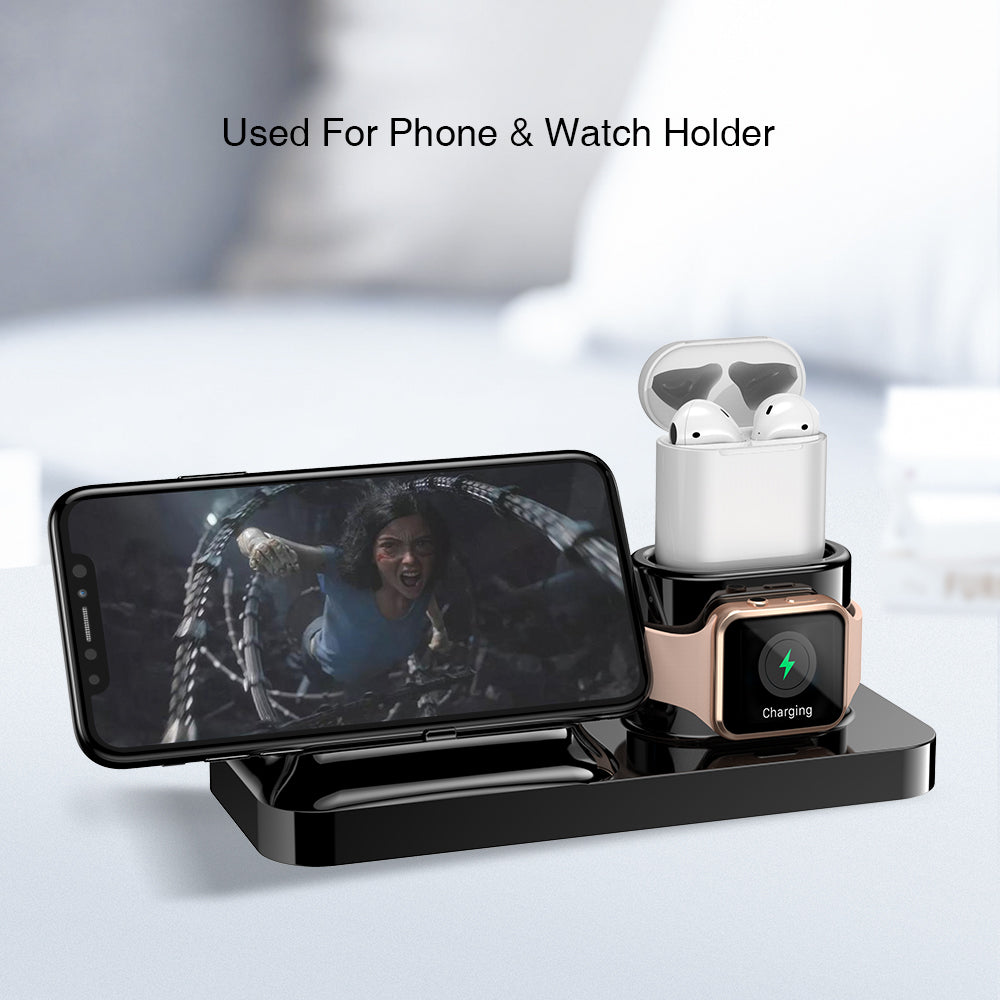 Magnetic wireless charging base bracket