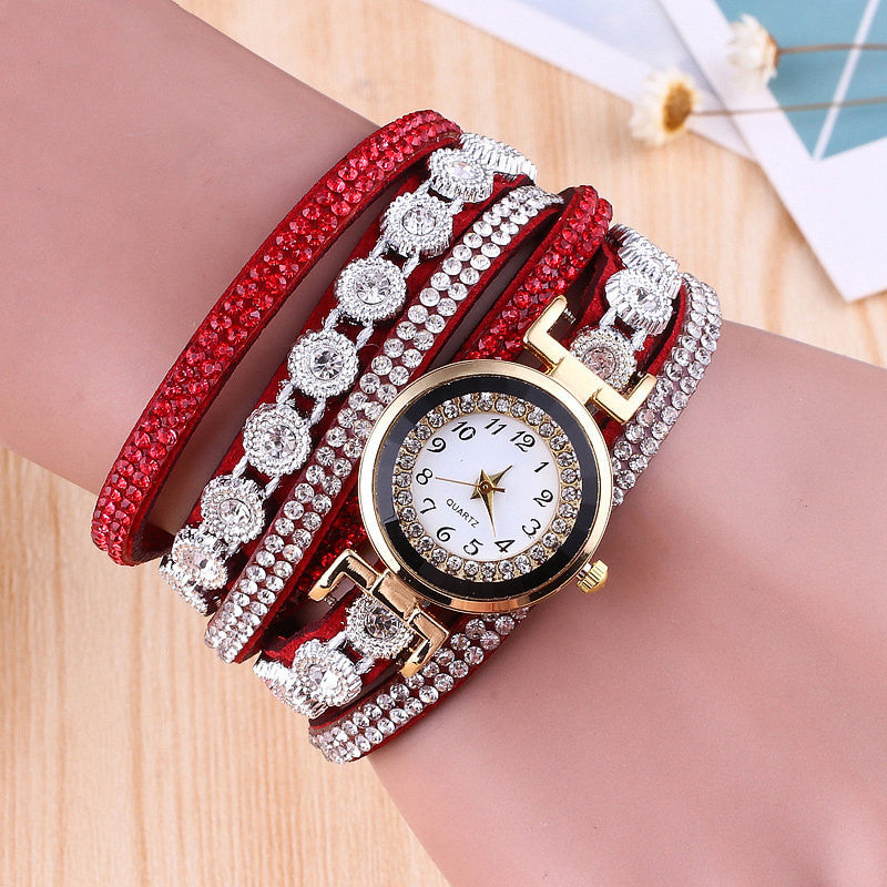 Circle bracelet watch for women