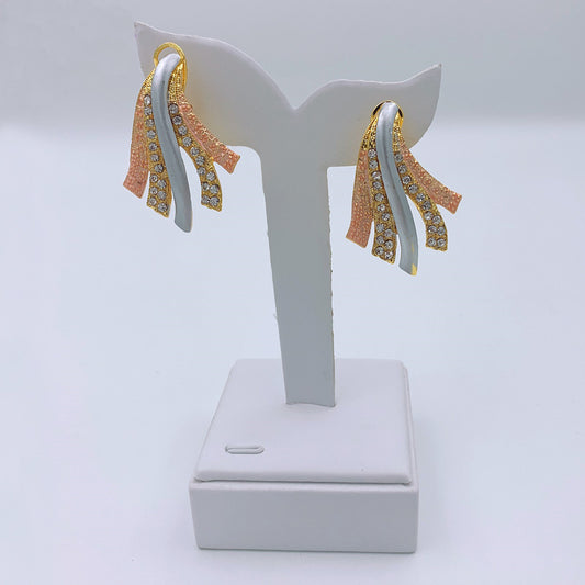 Alloy Jewelry Set Necklace Earrings Bracelet Ring Four Piece Set