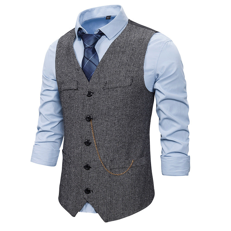 Men's suit waistcoat