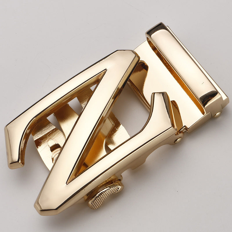 Men's automatic buckle alloy metal buckle