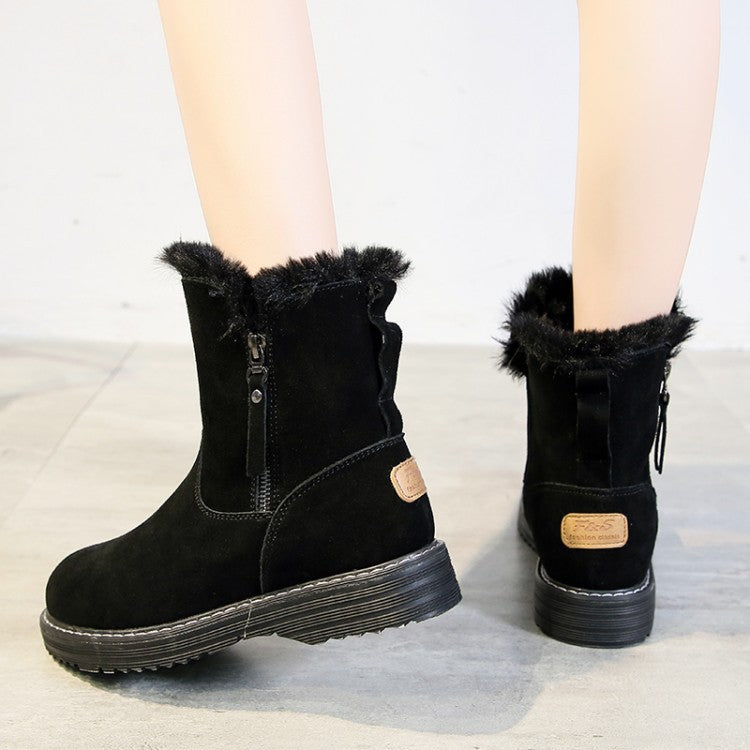 Women korean style thick-soled short Martin boots