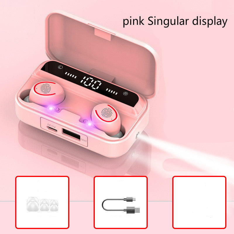 Bluetooth Wireless Headphones with Mics Sport Waterproof TWS Bluetooth Earphones Touch Control