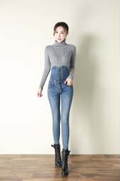 High waist jeans for women