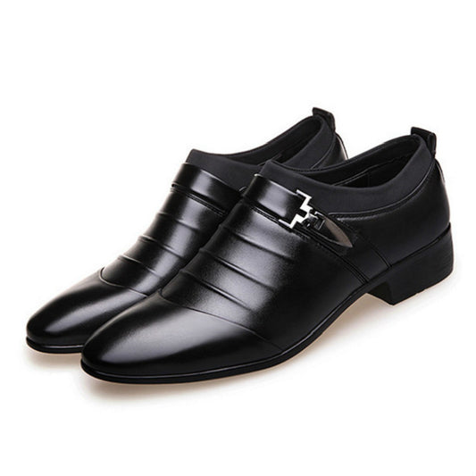 Leather Men's Large Size Formal Business Casual Shoes