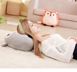 Round Animal Soft Stuffed Plush Pillow Cushion Toy