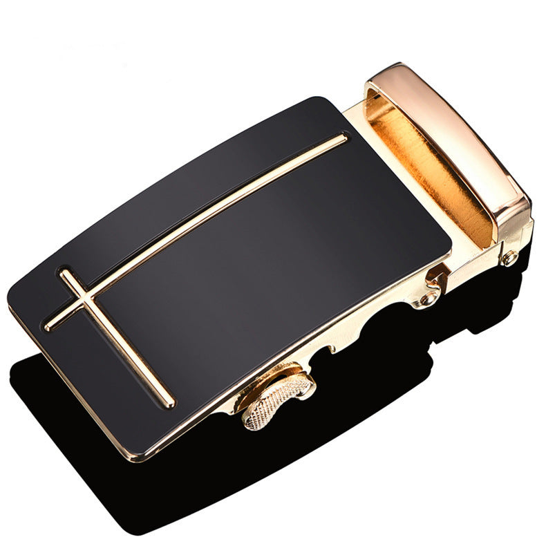 Men's automatic buckle alloy metal buckle