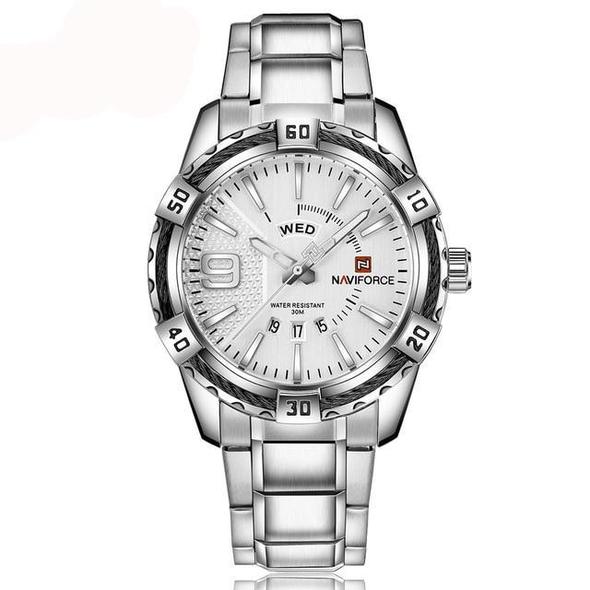 NAVIFORCE collar 9117 men's quartz watch with weekday leisure waterproof pointer watch